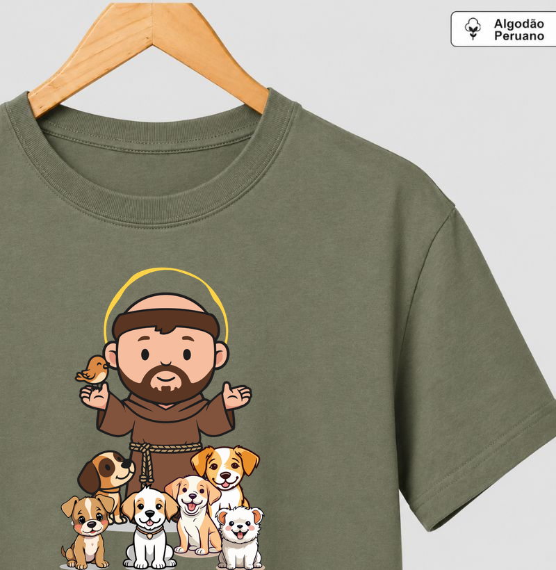 São Francisco e cachorrinhos