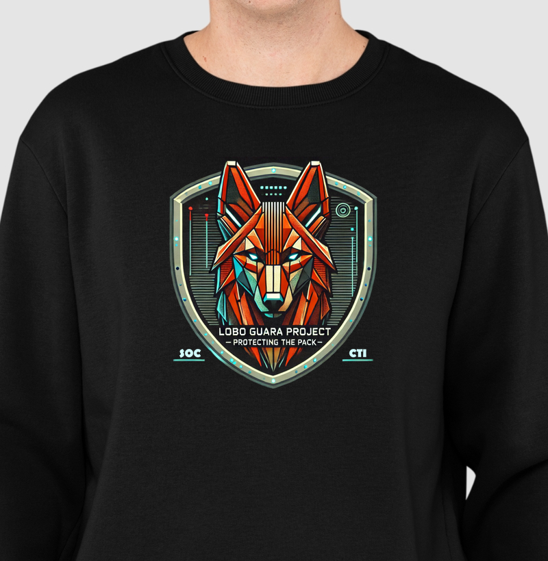 Suéter Moletom - Lobo Guará Project: Protecting the Pack