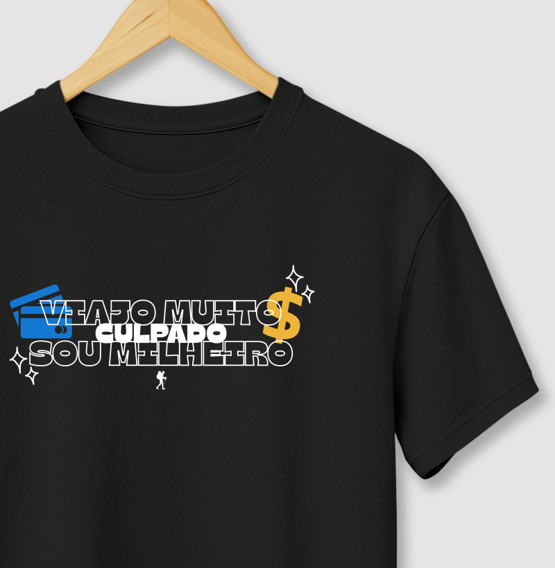Camiseta Viajo Muito – Culpa do Milheiro | Excursionista