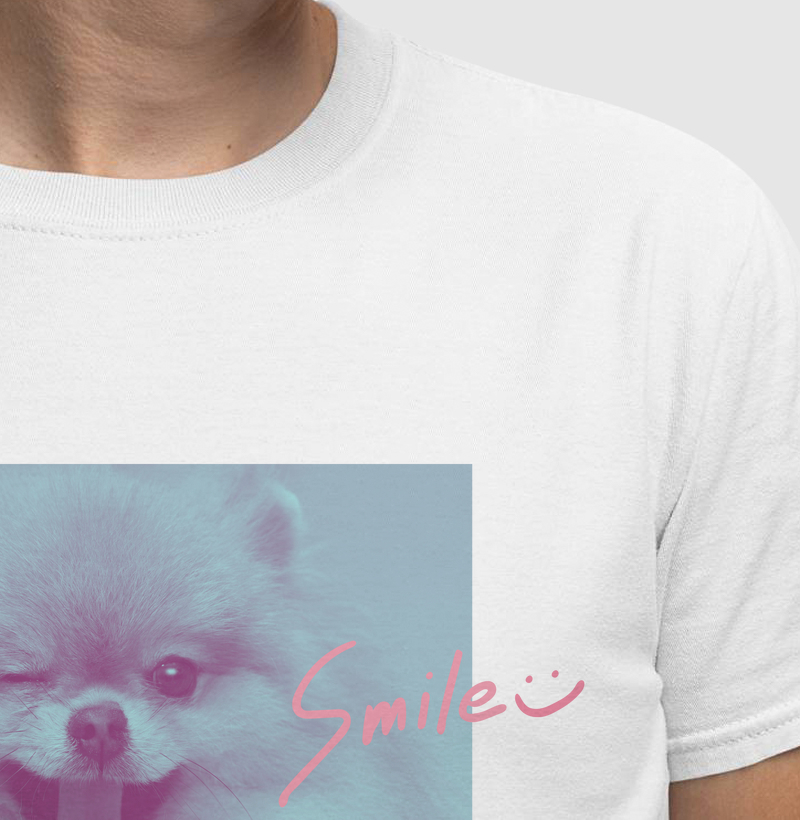Camiseta "Feliz pra cachorro!"