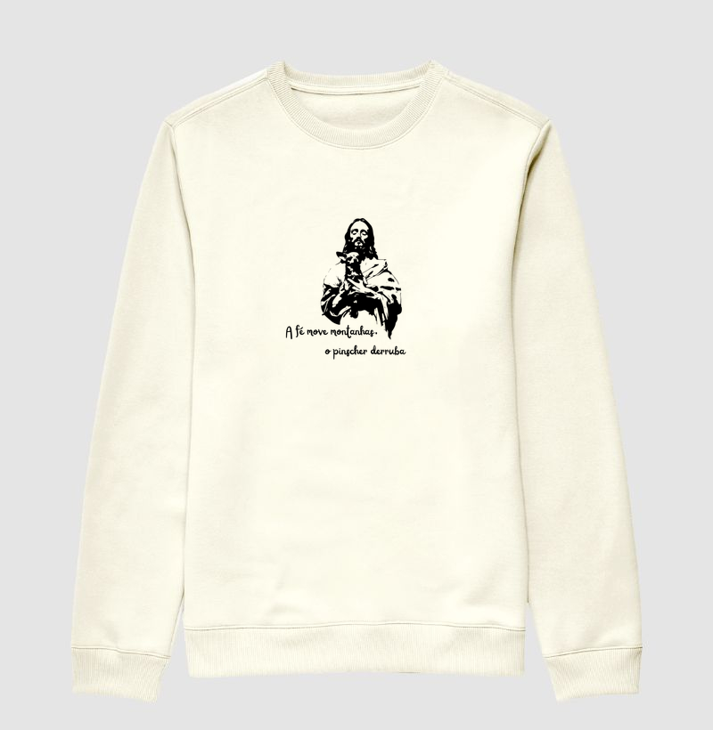 A fé move montanhas, o pinscher derruba 