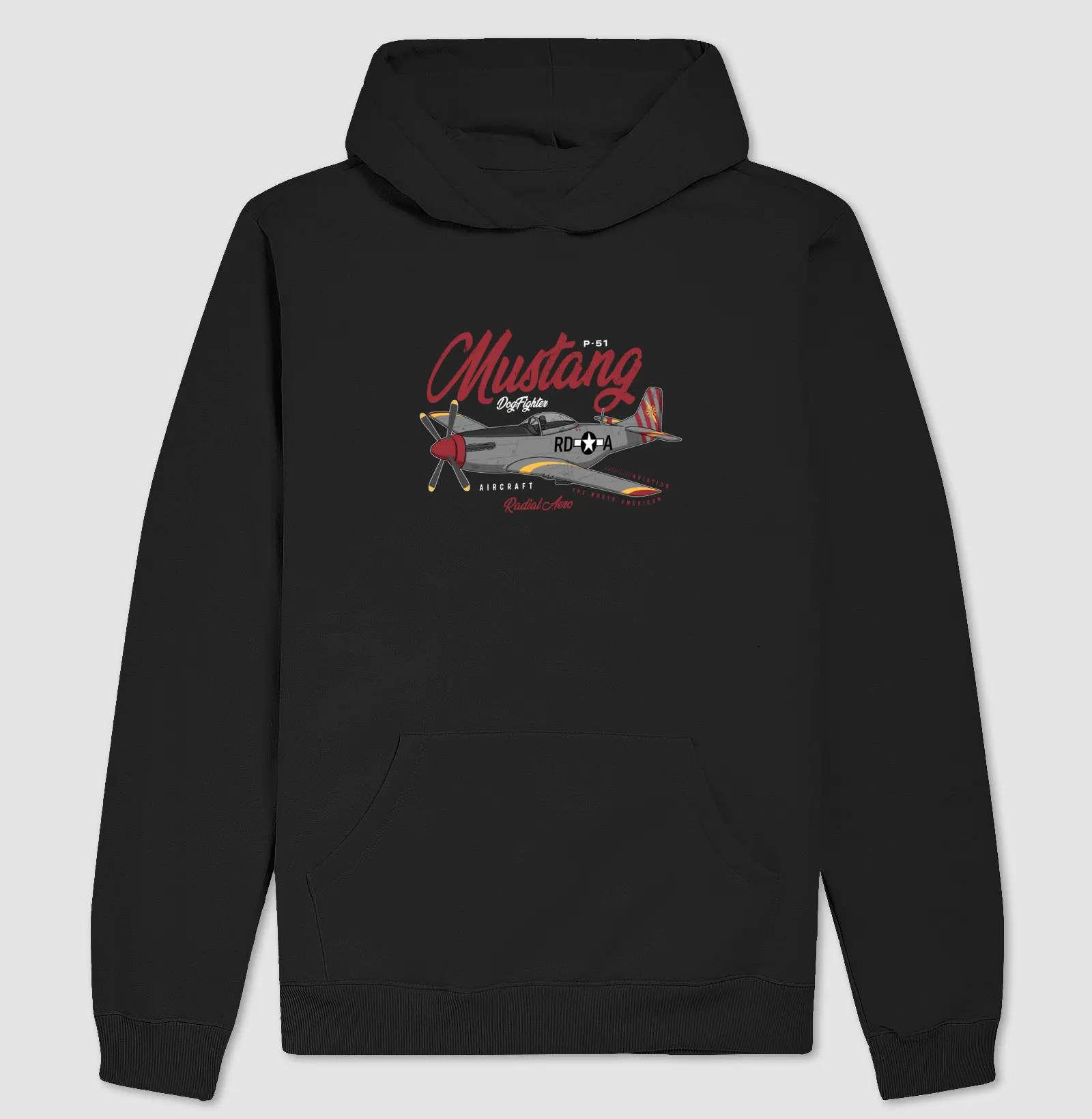 Moletom Mustang P51 - Hoodie Moletom