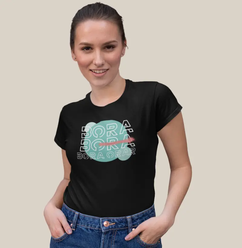 Camiseta Cristã Feminina - Bora Bora Orar | Milagree 