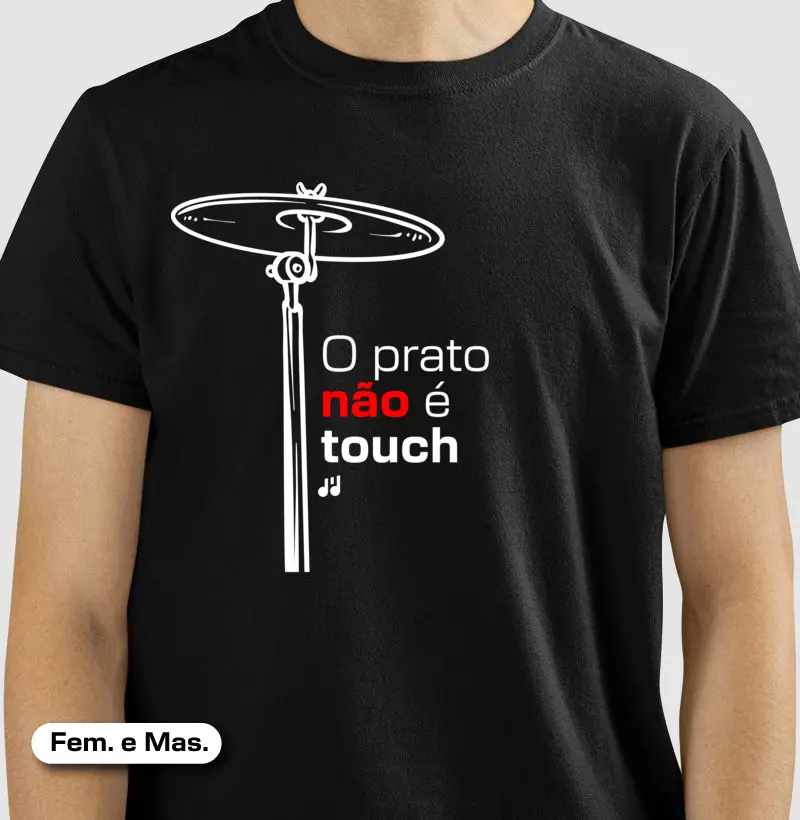 O prato não é touch