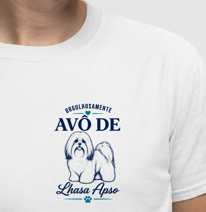 Orgulhosamente Avô de Lhasa Apso