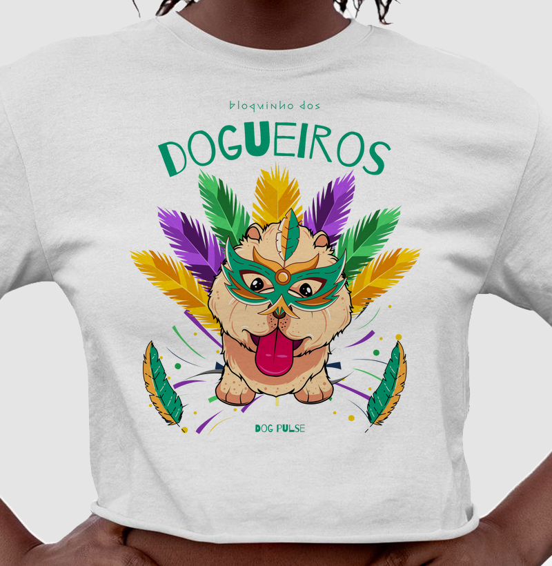Cropped Dog Pulse - Bloquinho dos Dogueiros - Samba no Rabo