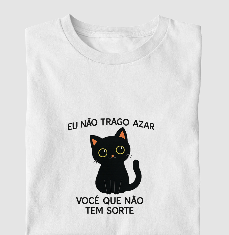 Camiseta Gatinho Preto