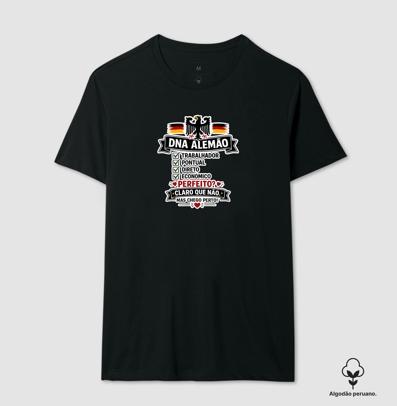 DNA Alemão - Camiseta Algodão Peruano