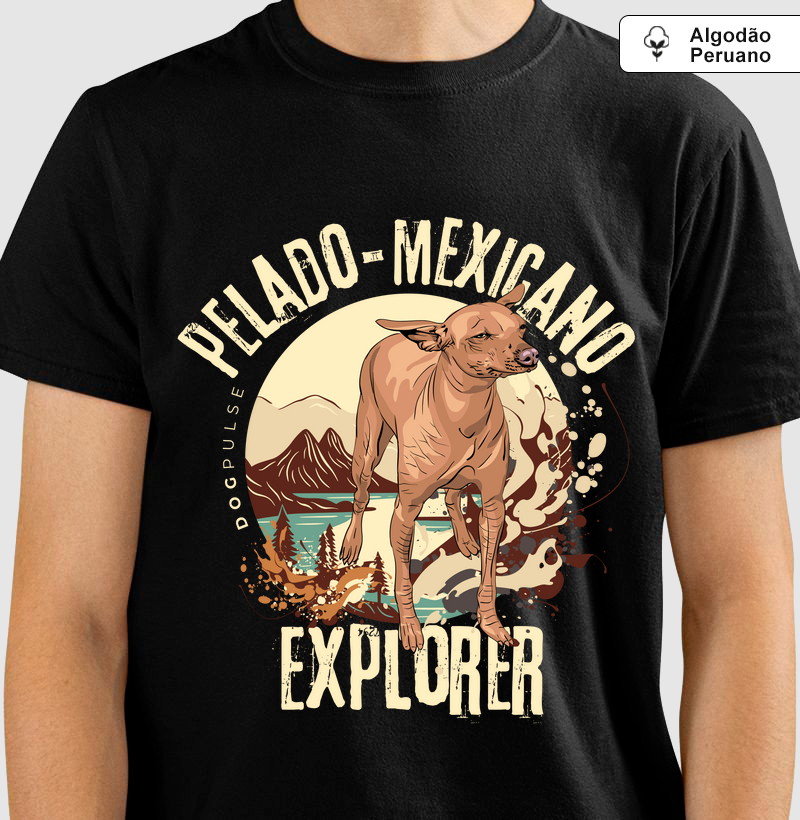 Camiseta Algodão Peruano Dog Pulse Pelado Mexicano Explorer – Ancient Nomad