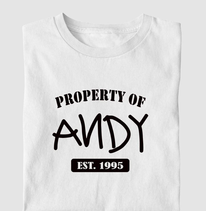Property Of Andy - Toy Story