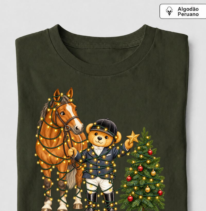 Natal de Luz Premium  - Camiseta Algodão Peruano