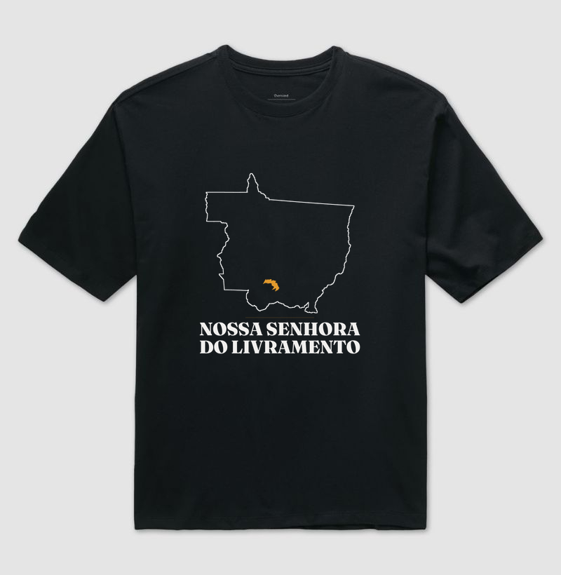 Nossa Senhora do Livramento | Traço MT - Camiseta Oversized