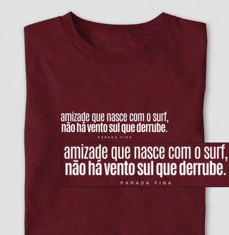 amizade que nasce com o surf