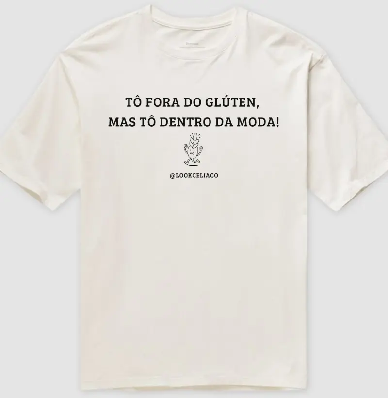 Tô fora do glúten, mas tô dentro da moda