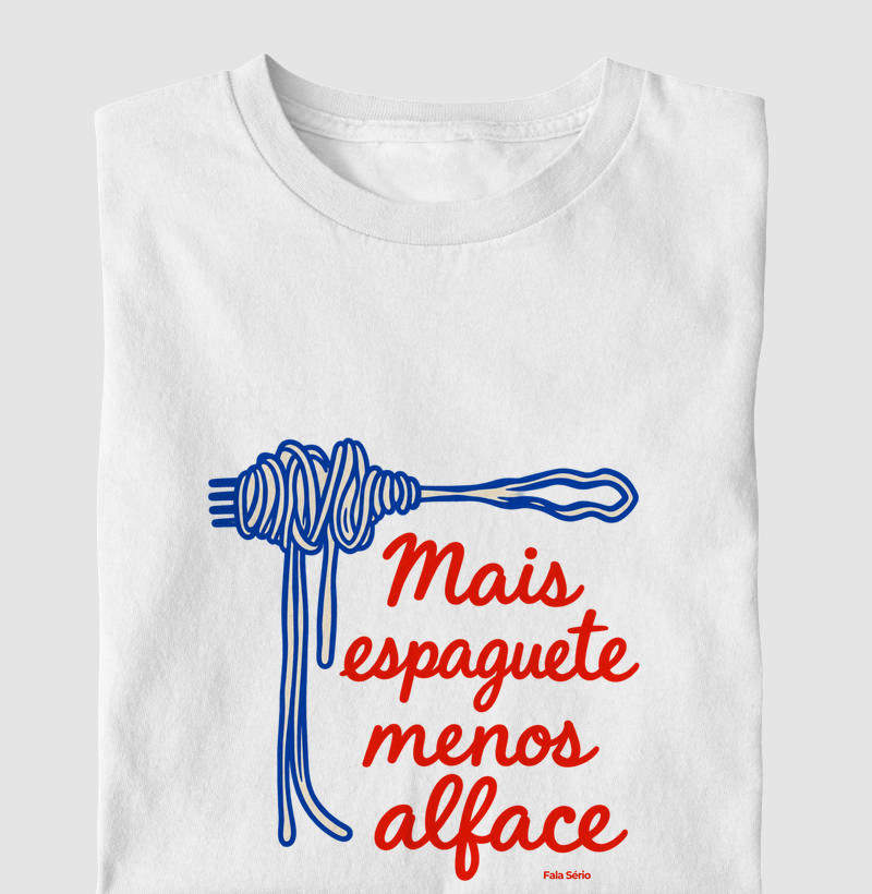 Camiseta Infantil Mais Espaguete  - Camiseta Infantil