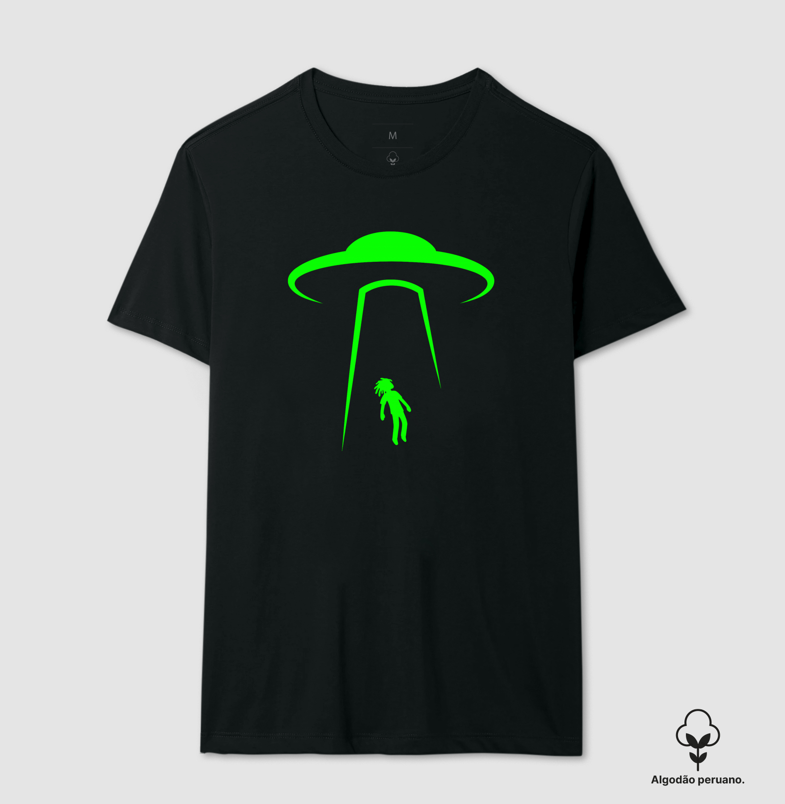 Abdução Roots 2 - Camiseta Algodão Peruano