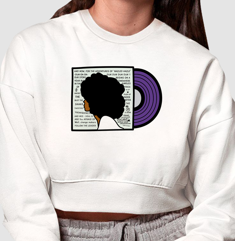 Cropped Moletom Inspiração Erykah Badu