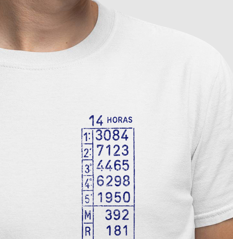 Talão - Jogo do Bicho - Compacta