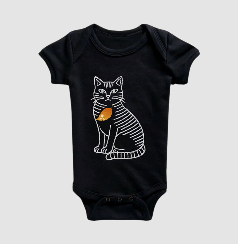 Estampa Felino Gato Vazado