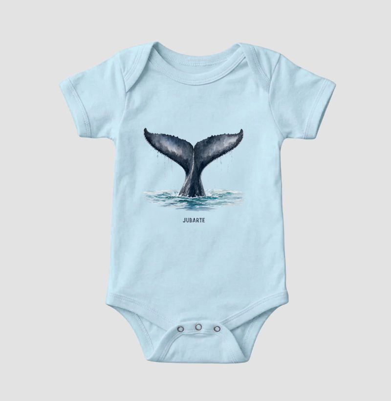 Rabo de Baleia - Jubarte - Body Infantil