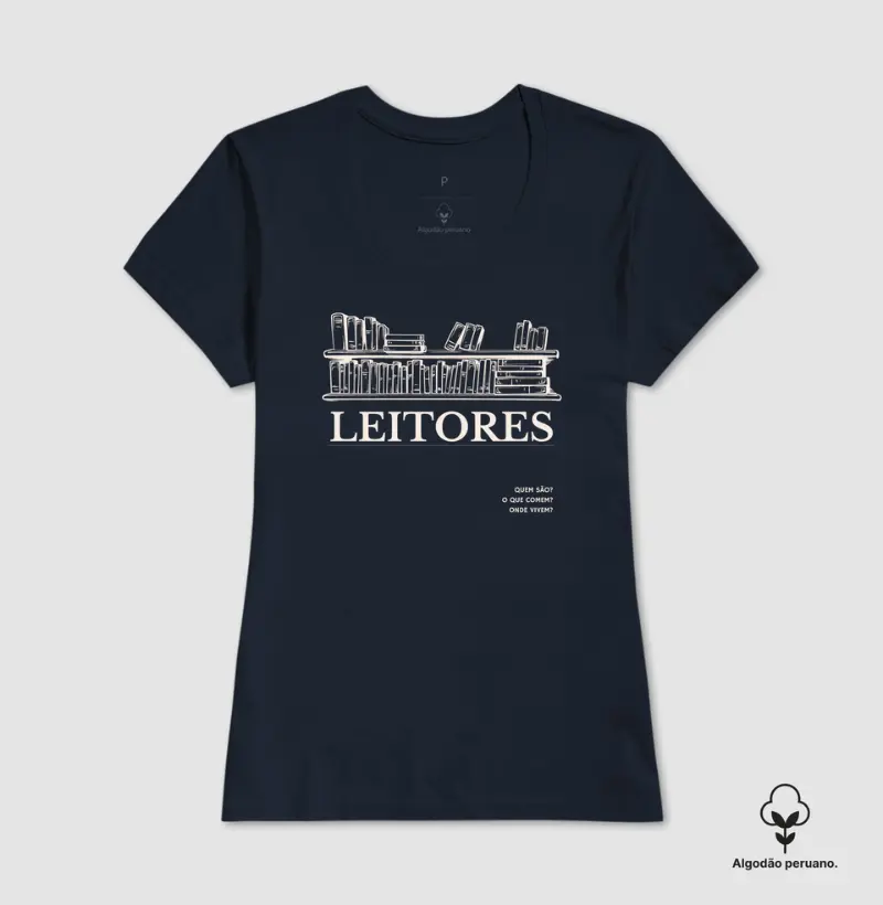 Camiseta Algodão Peruano LEITORES Matutaremos