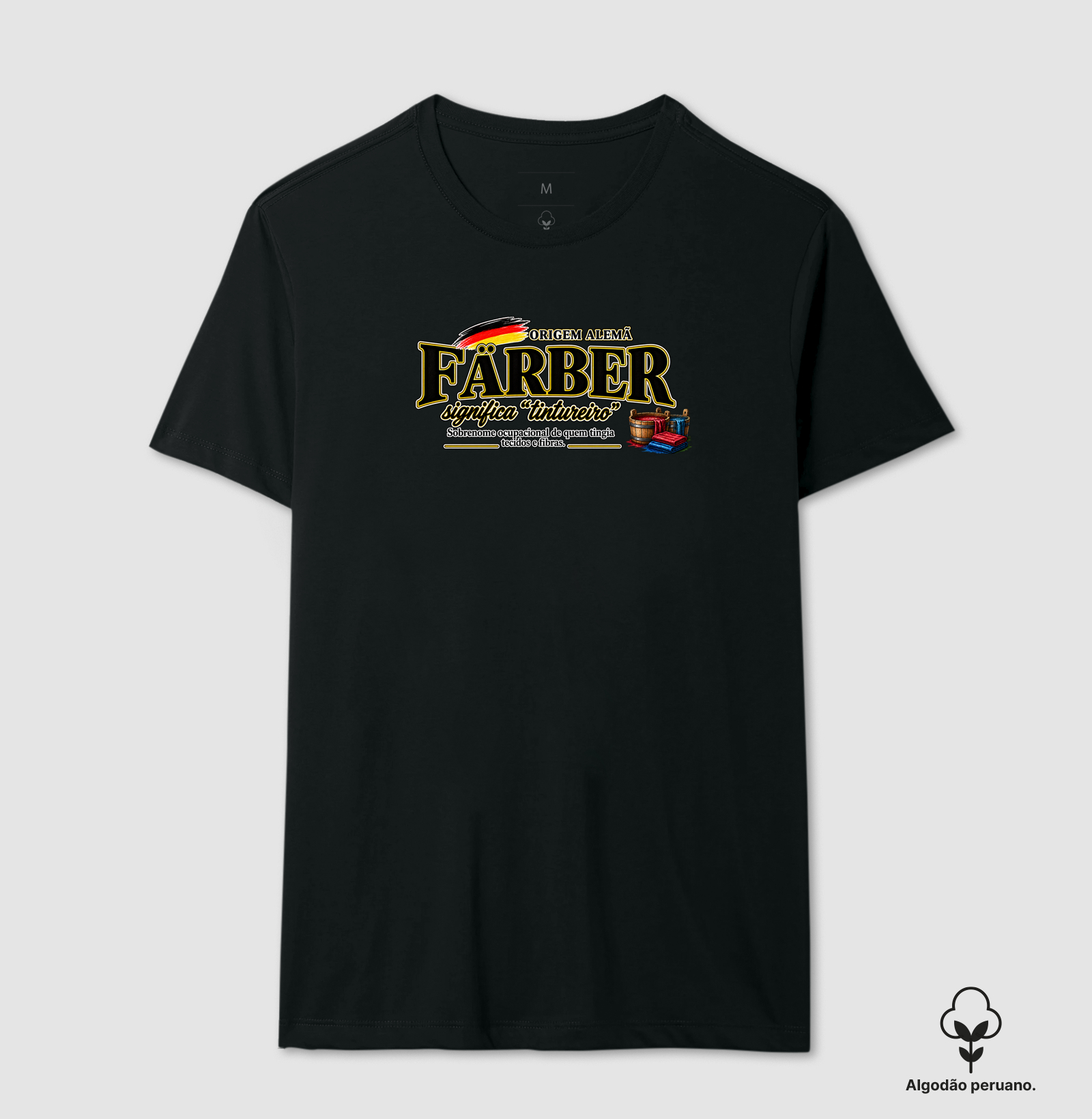 Färber  - Camiseta Algodão Peruano