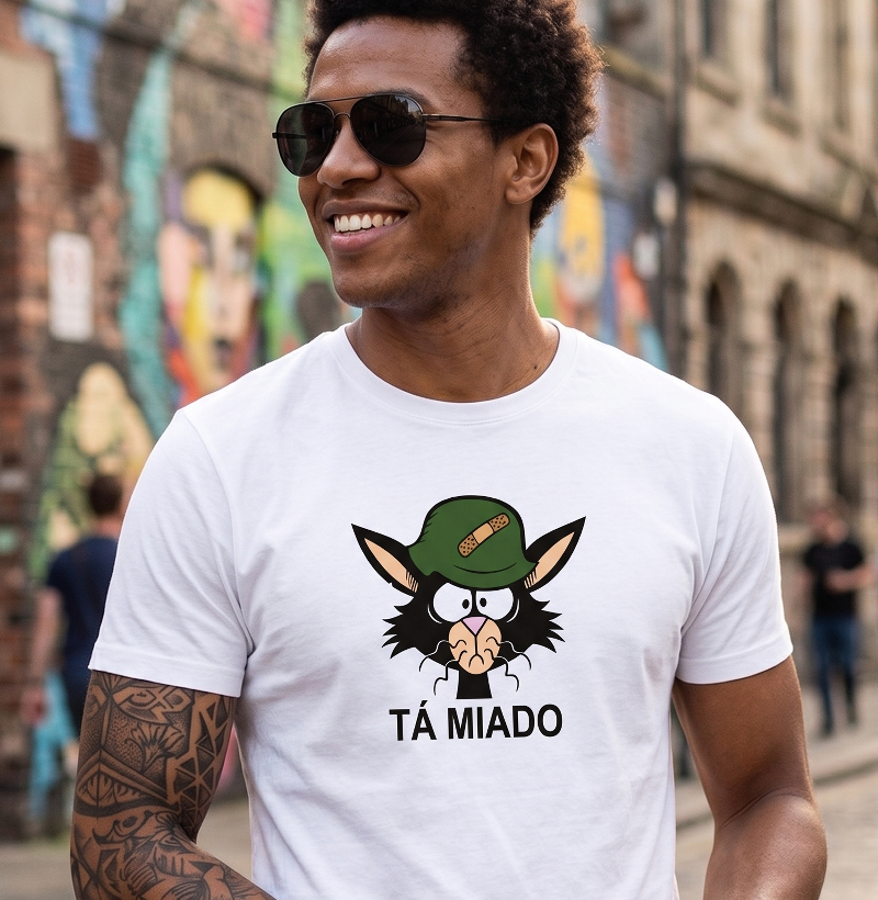 Camiseta Gamer: “Tá miado”