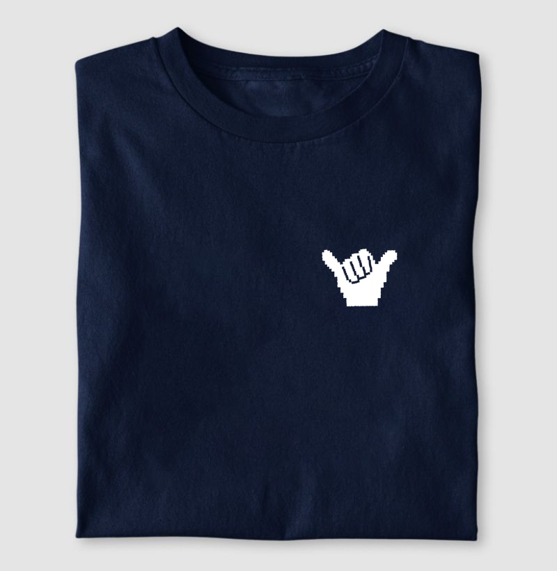 Camiseta Hang Loose Pixel – Estilo Retro-Tech