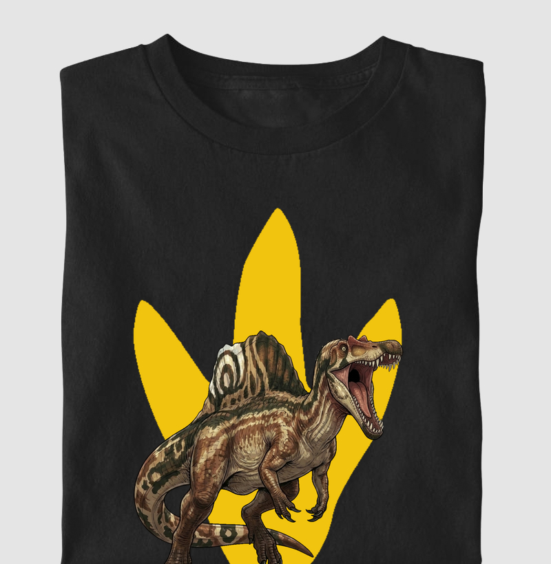 Camiseta Dinossauro Oxalaia Ataque Algodão Premium Dinoloco