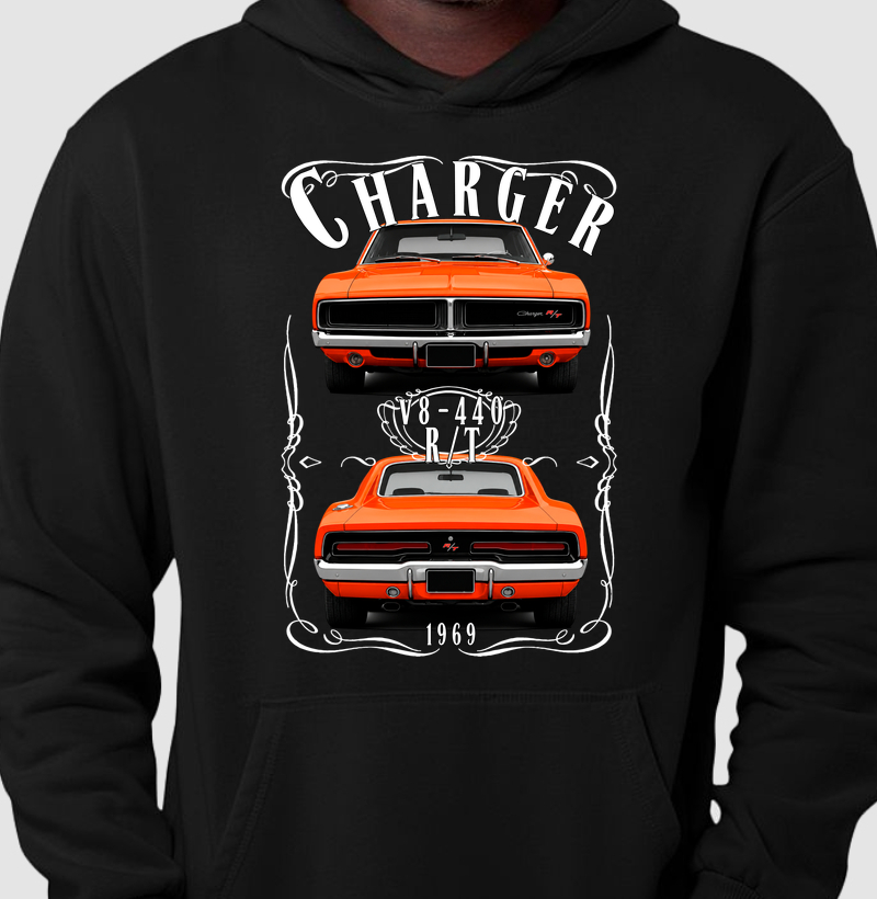 Moletom com capuz Charger vintage