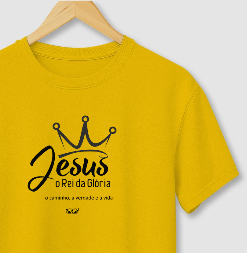 Camiseta Jesus o Rei da Glória
