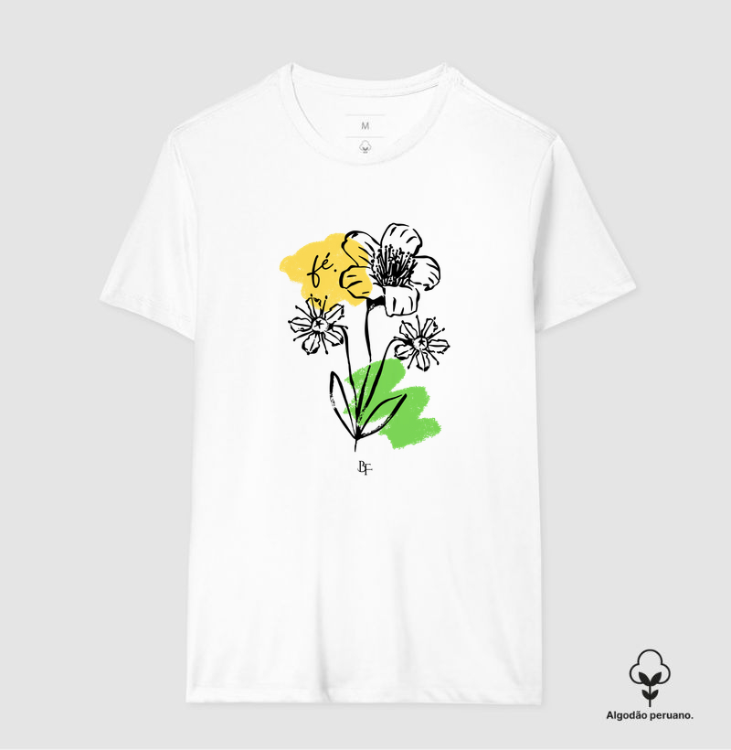 Fé com flores
