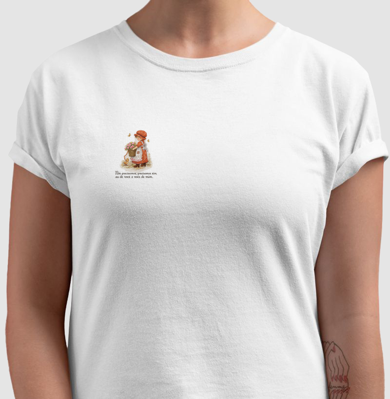 Camiseta Unissex AROUA — Antes de Dormir | Saudades em Papel | Unissex | Algodão Penteado 30.1