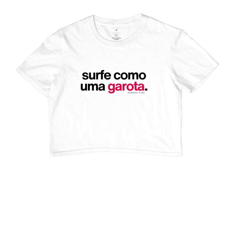 surfe como uma garota.