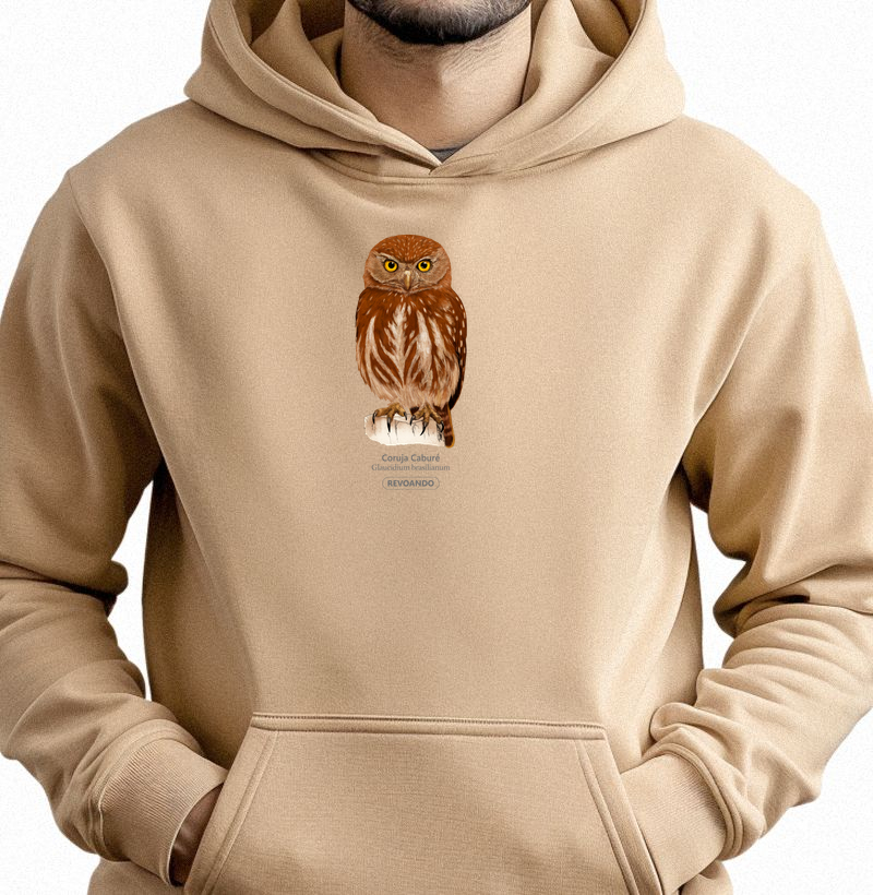 Aves do Brasil - Coruja Caburé - Moletom Hoodie