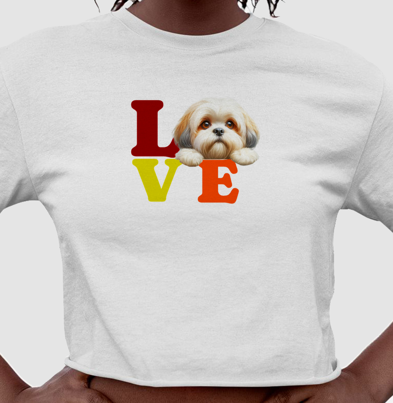 Cropped Love Shih Tzu