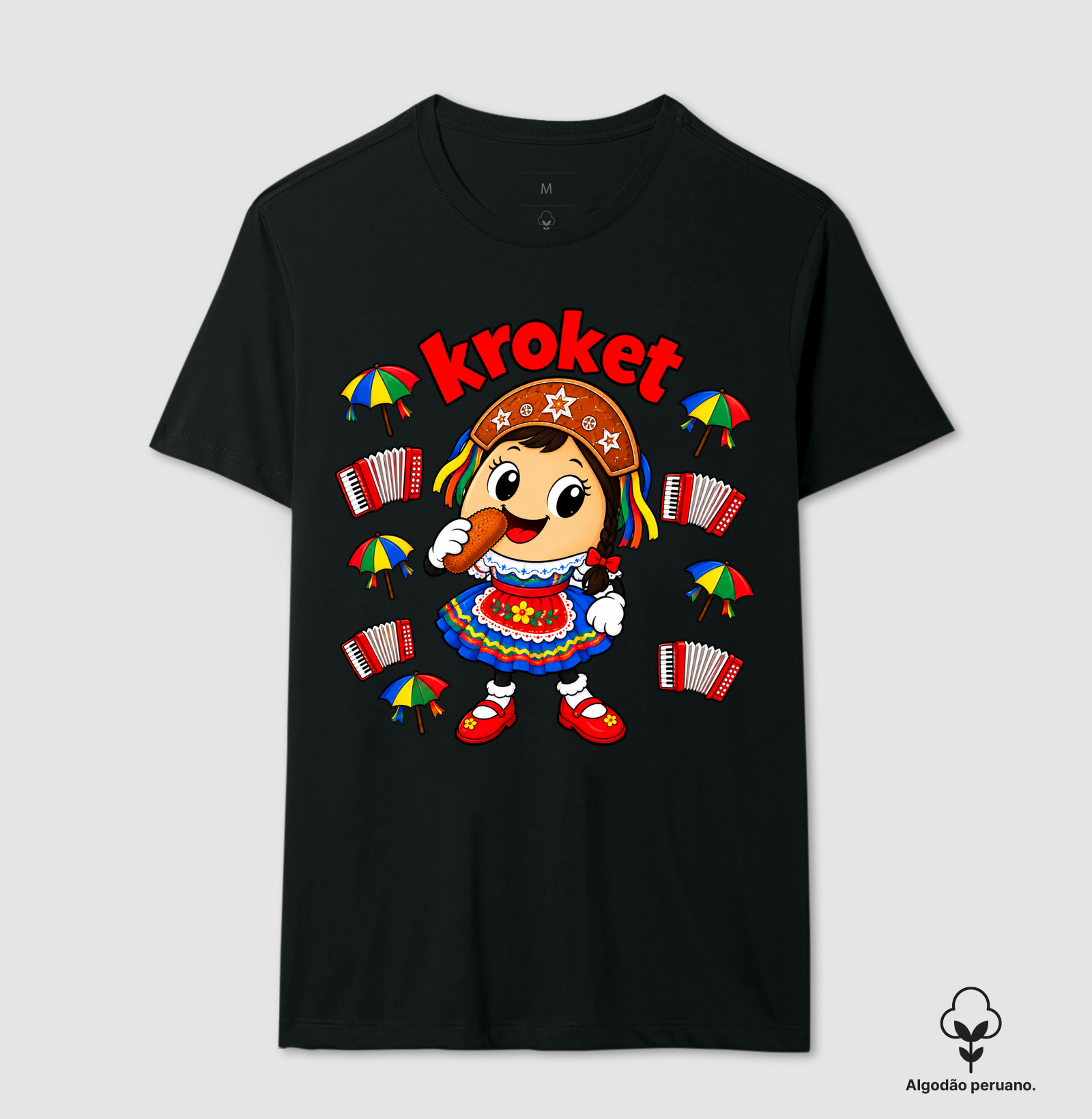 Egg Kroket - Pernambuco - Camiseta Algodão Peruano