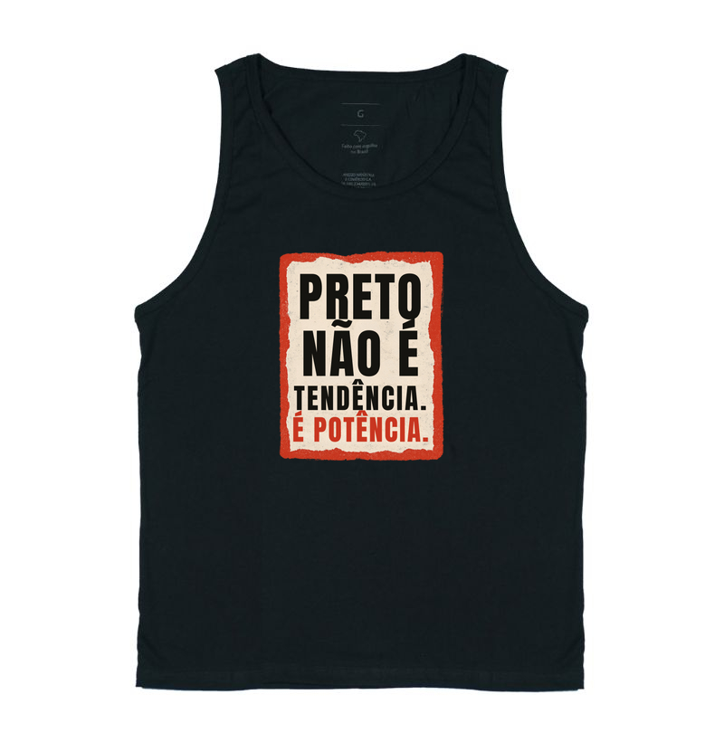 Camiseta Original Preto é Tendência