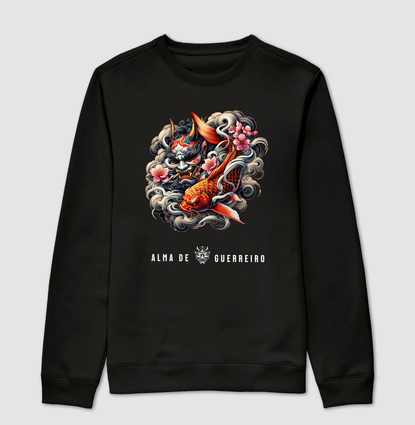 Moletom Samurai Carpa - ADG Alma de Guerreiro