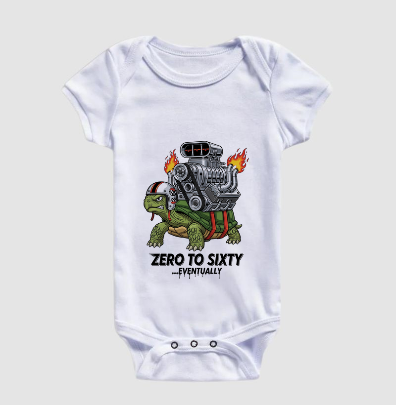 camiseta-garage-motors-kustom-zero-to-sixty-eventually-tartaruga-turbo