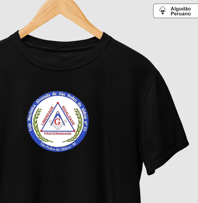 Camiseta Algodão Peruano ARFGBLM Alvorada de SPA Nº 33 - Mr. GADU - 2