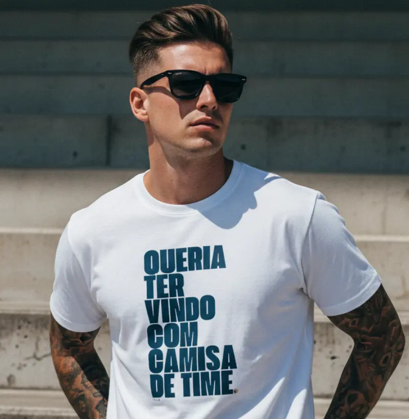 Queria ter vindo com camisa de TIME