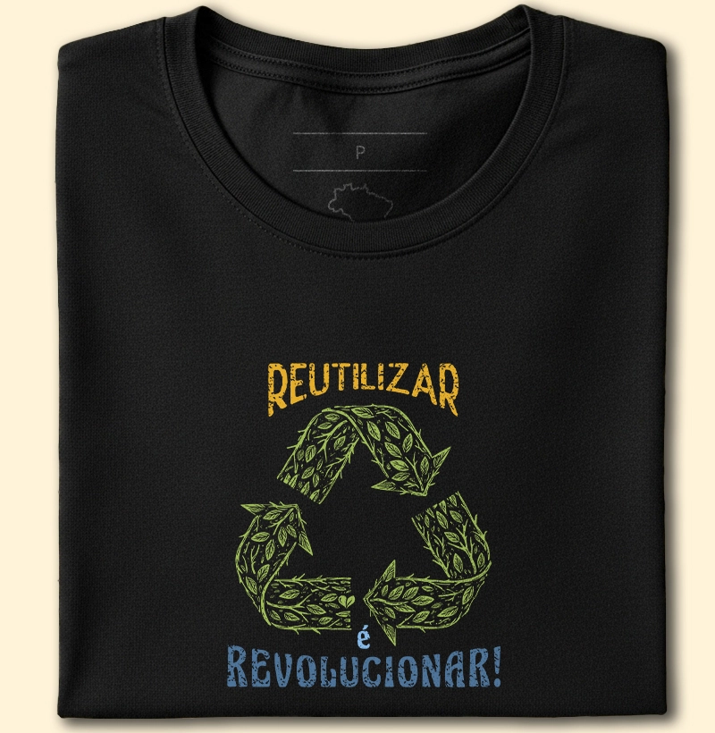 Reutilizar é revolucionar - colorida 
