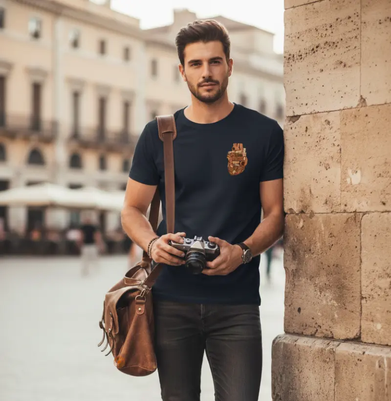 Camiseta Premium Pima - Coração de Viajante