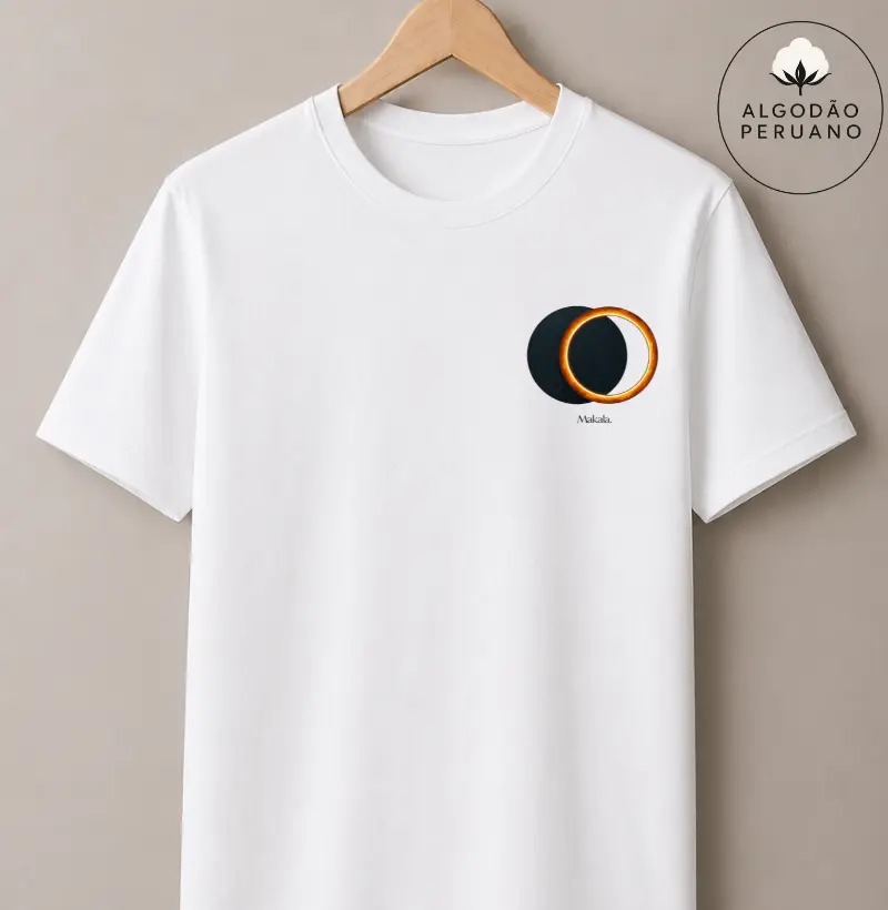 Camiseta Algodão Peruano Eclipse - Coleção Elementos