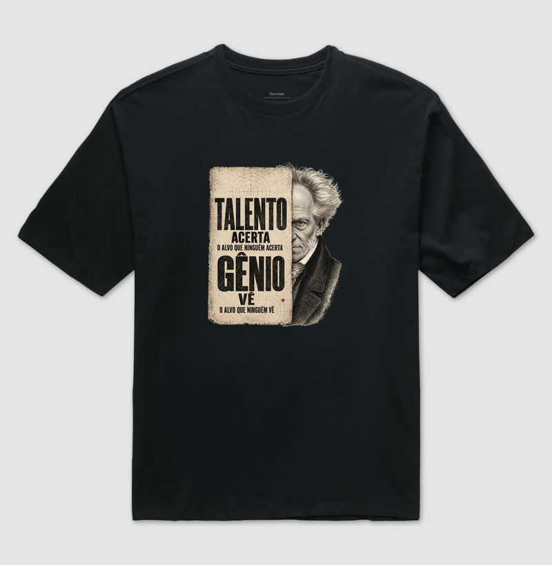 Talento Acerta o Alvo que Ninguém Acerta. Gênio Vê o Alvo que Ninguém Vê.