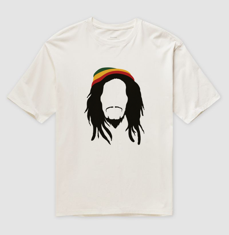 Rasta Silhouette - Camiseta Oversized