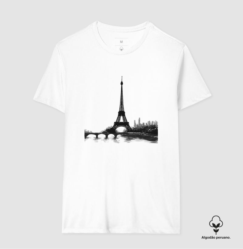 Camiseta Paris Monocromática