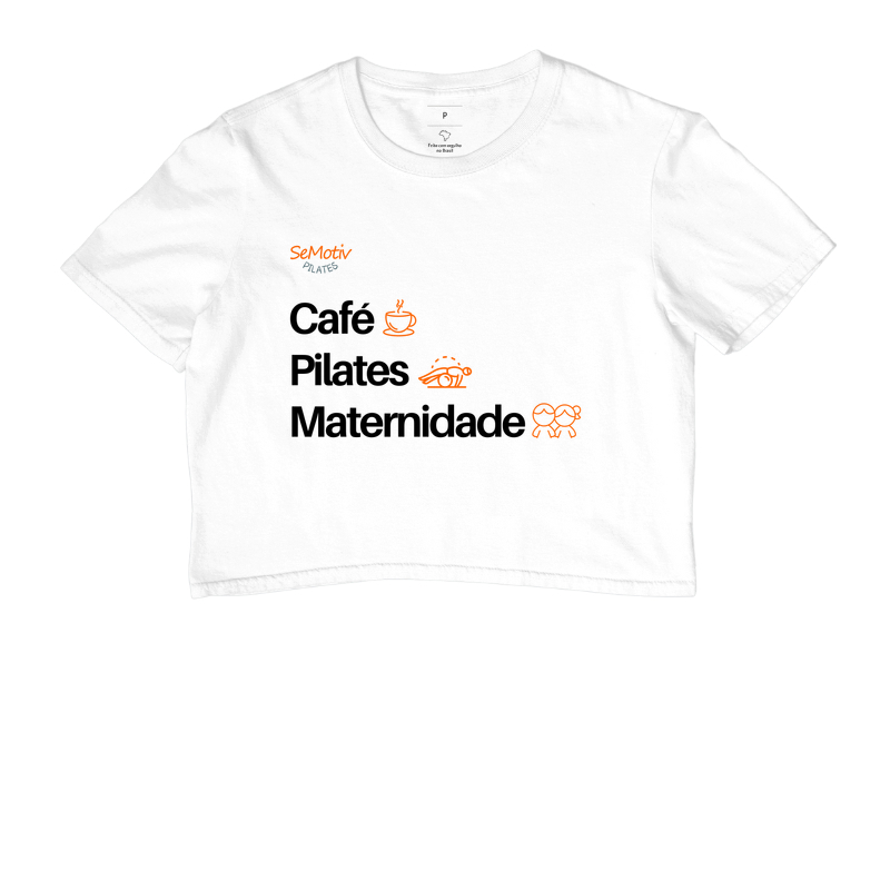 Café, pilates e maternidade