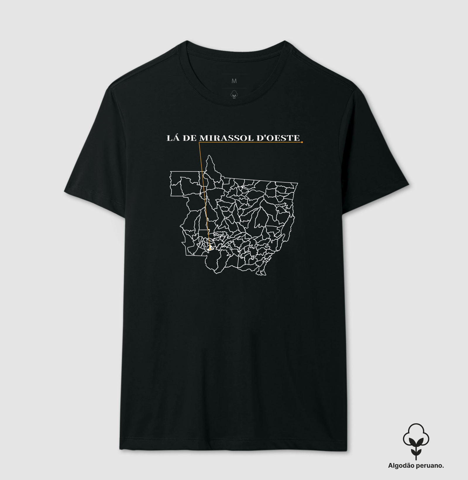 Mirassol d'Oeste | Origem MT - Camiseta Algodão Peruano